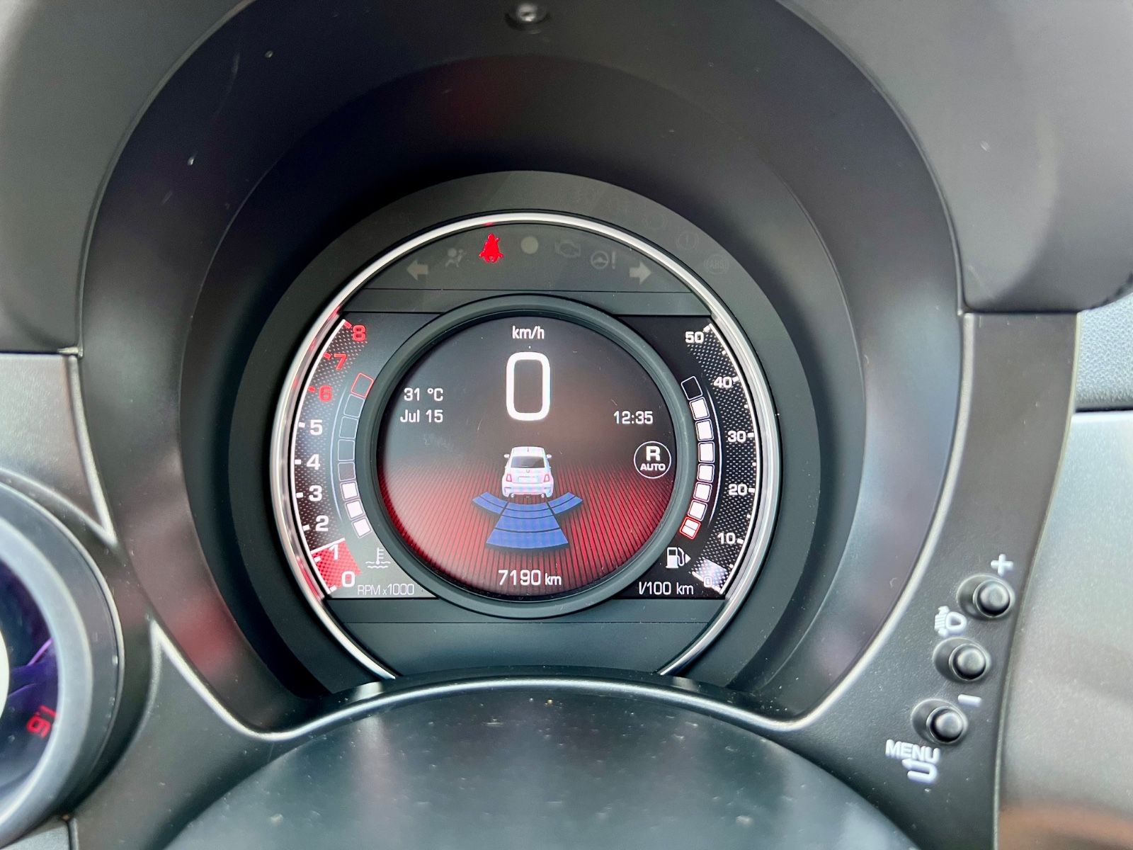ABARTH 595 KLIMA PDC CARPLAY L+R SENSOR