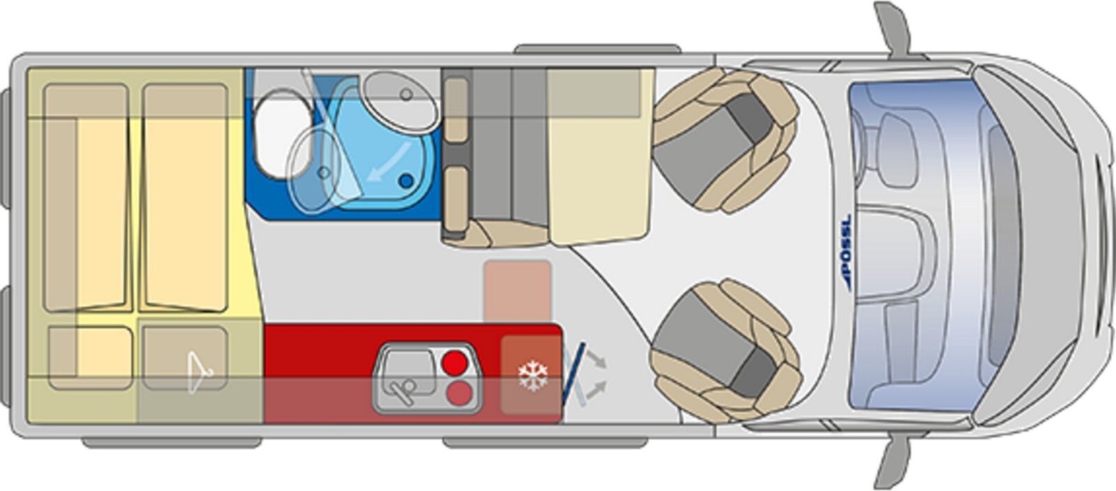 Fahrzeugabbildung Pössl Summit 600 Plus Fiat 180 PS Automatik, LED