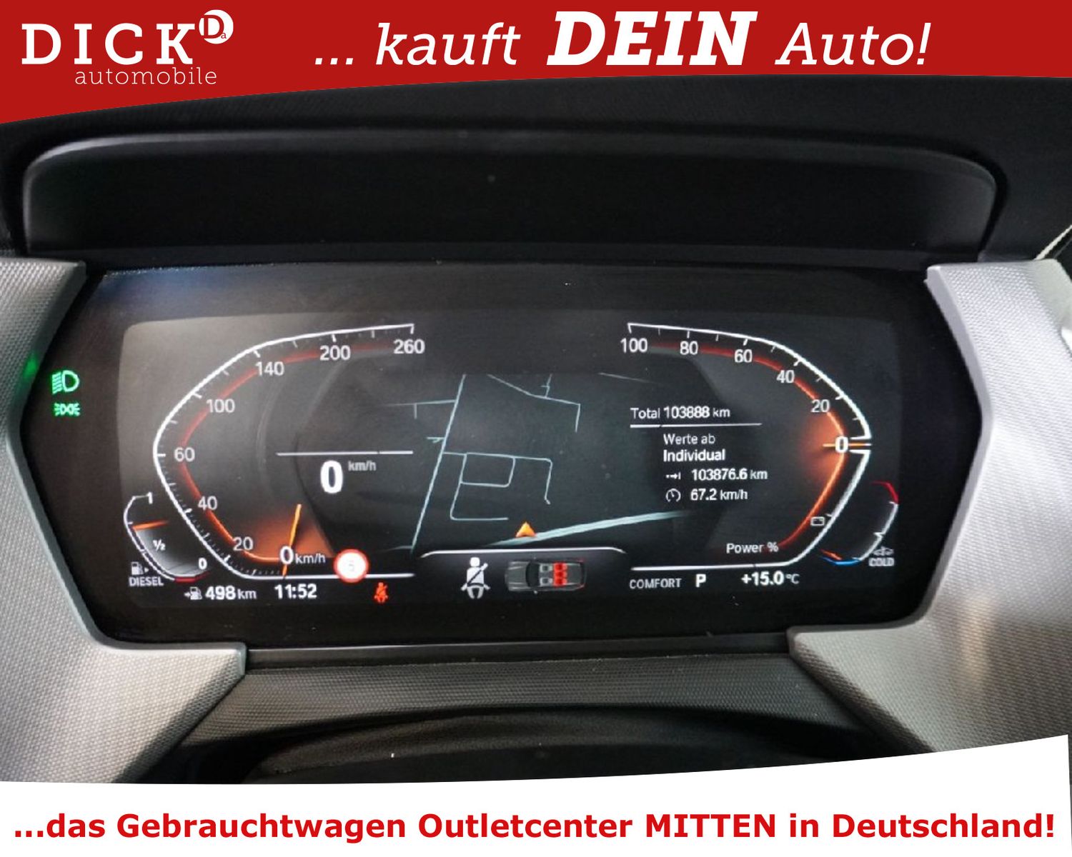 Fahrzeugabbildung BMW 118d Aut LED/NAVI+/VIRTU/SHZ/PDC