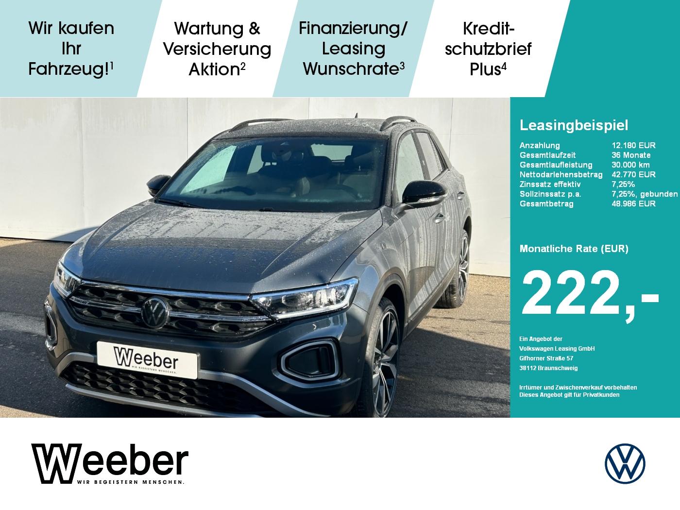 Volkswagen T-Roc 2.0 l TDI DSG Style AHK Navi LED PDC