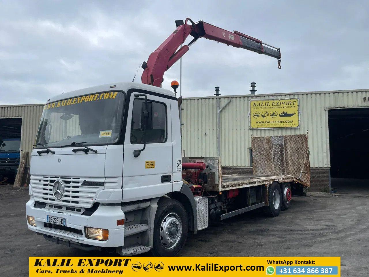 Mercedes-Benz Actros 2540 FASSI F190 Crane + Winch 6x2 EPS V6