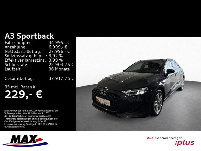 A3 Sportback 40 TFSI e LED+KAMERA+HUD+VCP+DAB+