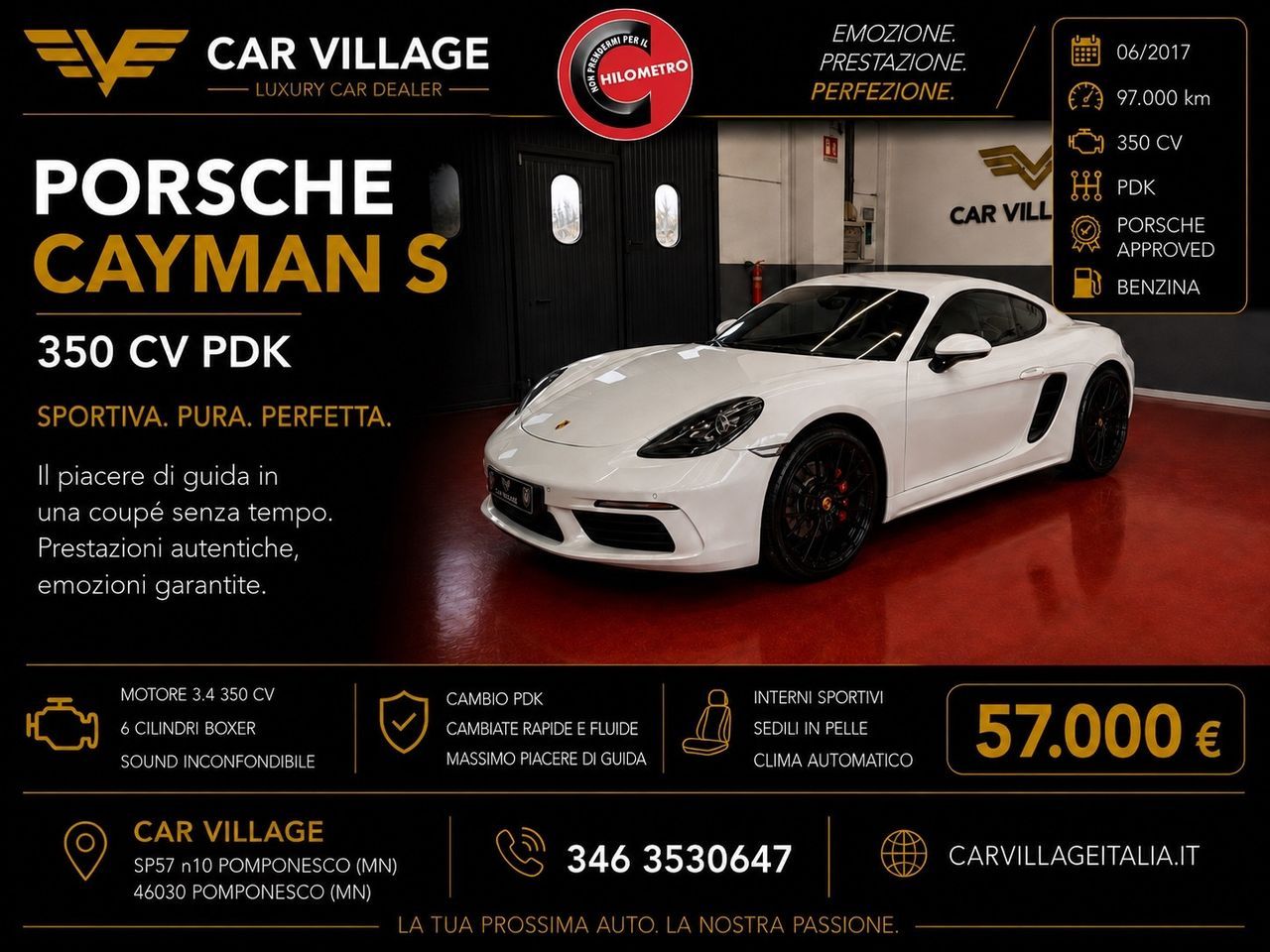 PORSCHE Porsche 718 Spyder Cayman 2.5 S