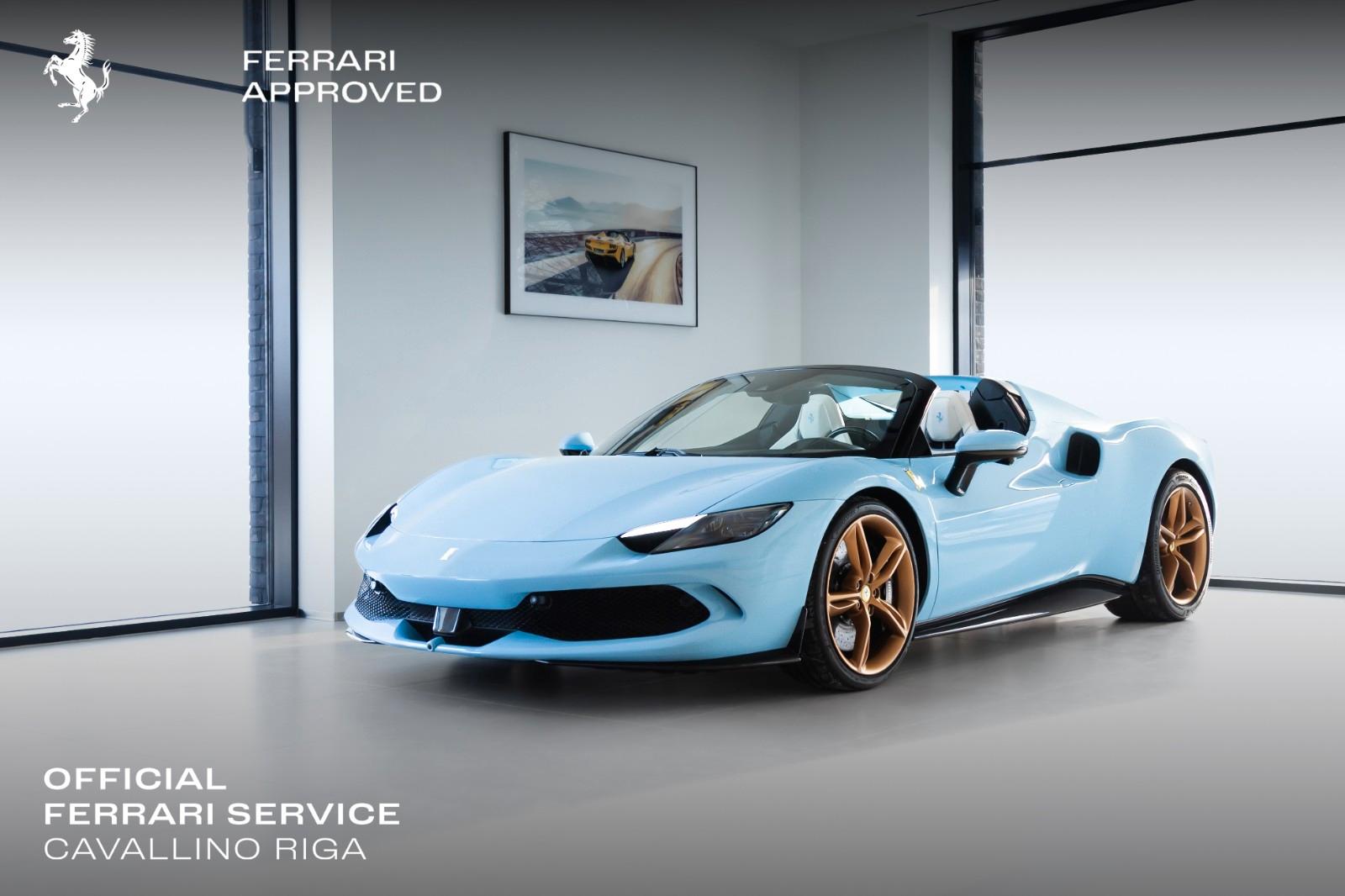 Ferrari 296 GTS - Azzurro La Plata, Carbon Ext.