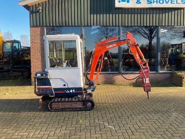 Kubota KX41 mit Hydraulikhammer 1998