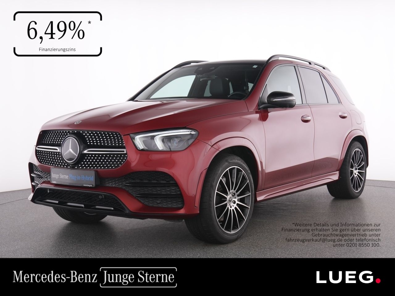 MERCEDES-BENZ GLE 350 de 4M AMG+Airm+Pano+LED+Sound+Night+Dist