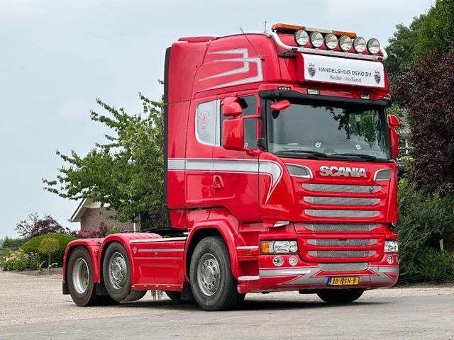 Scania R520 V8 FULL AIR/RETARDER!6X2!!!GESTUURDE VOORLO