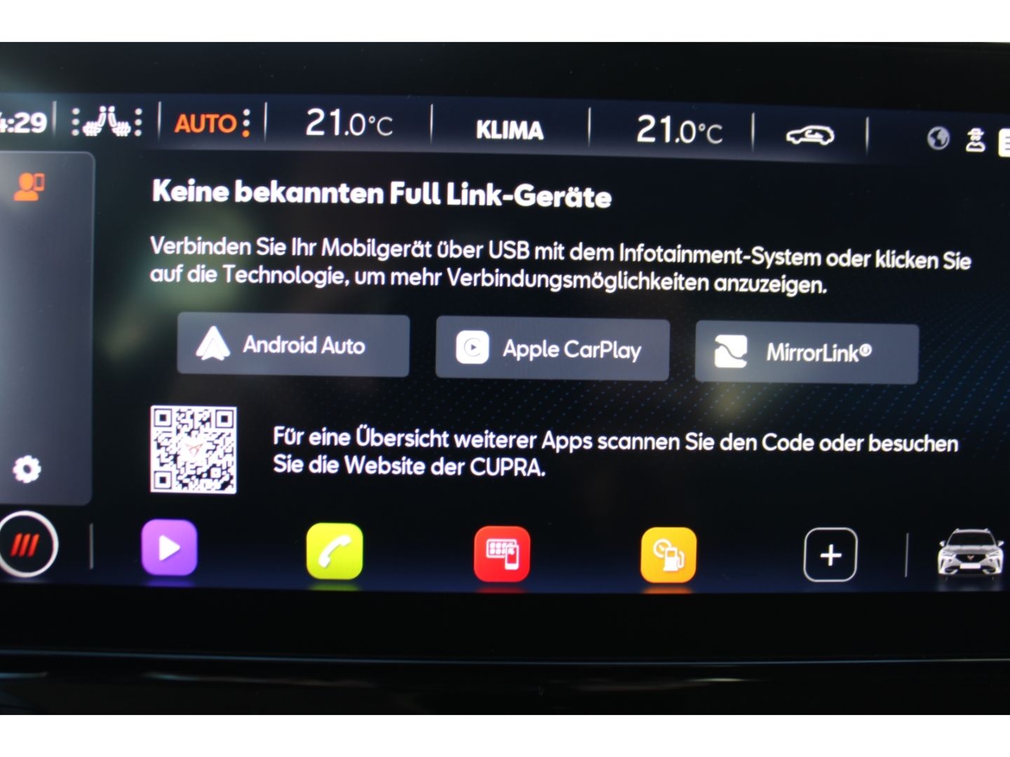Fahrzeugabbildung CUPRA Formentor 1,5 TSi DSG ACC LED TWA  RFK Full Link