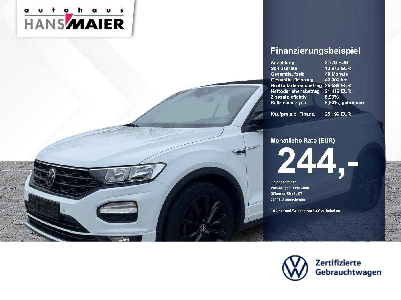 Volkswagen T-Roc Cabriolet R-Line DSG PDC 8fach Vw Connect
