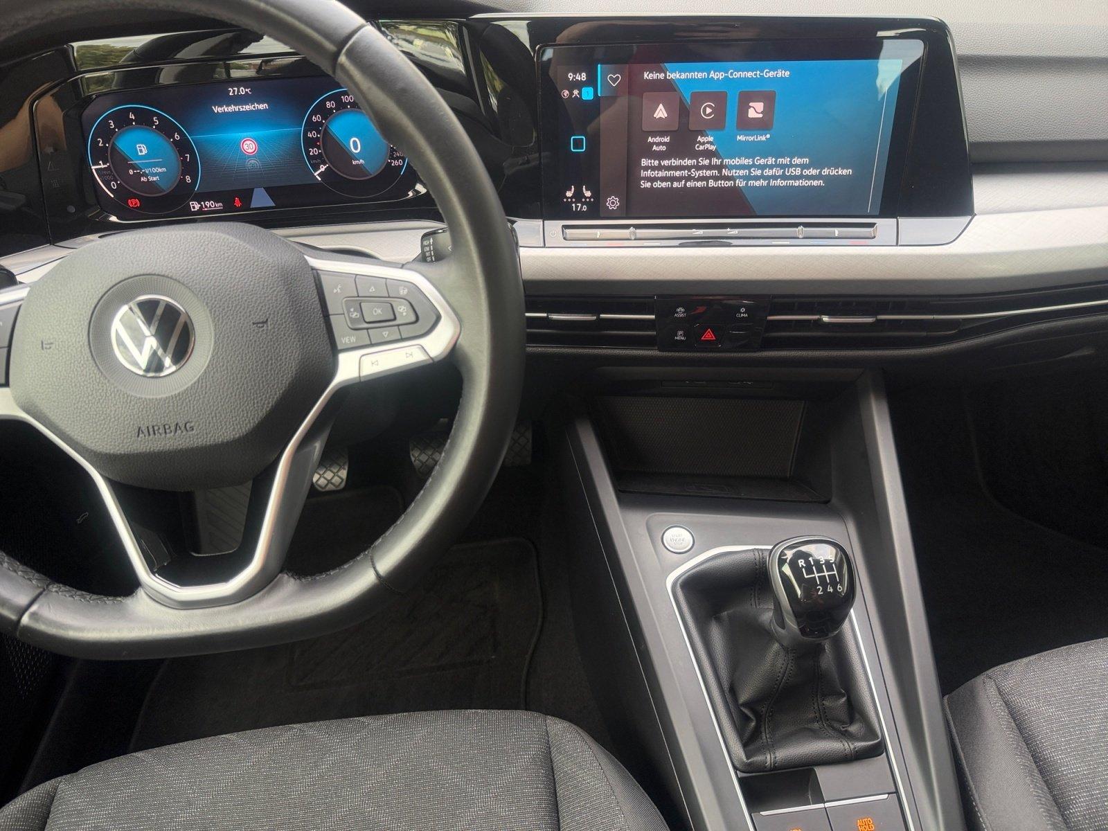 Volkswagen Golf VIII Life 1.5 TSI TEMP+PDC+NAVI+DAB+USB, миниатюра 9