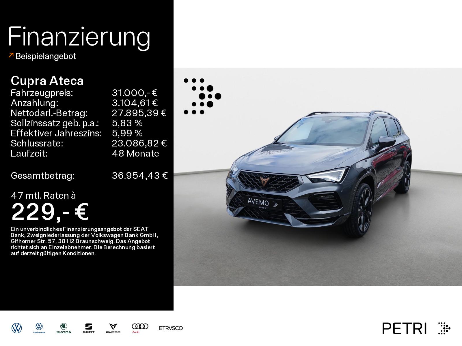 Cupra Ateca 1.5 TSI 110 kW *DSG*AHKvorb.*Winter*elektr