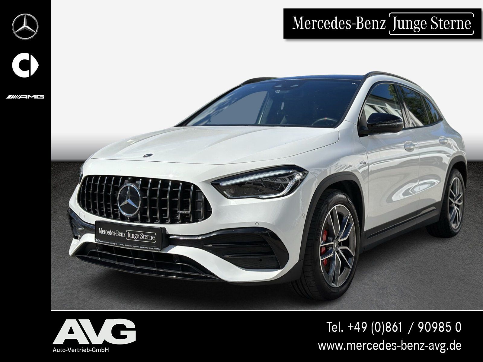 MERCEDES-BENZ GLA 35 4M Pano Perf-Sitz Night Mbeam Stndh. Mem.