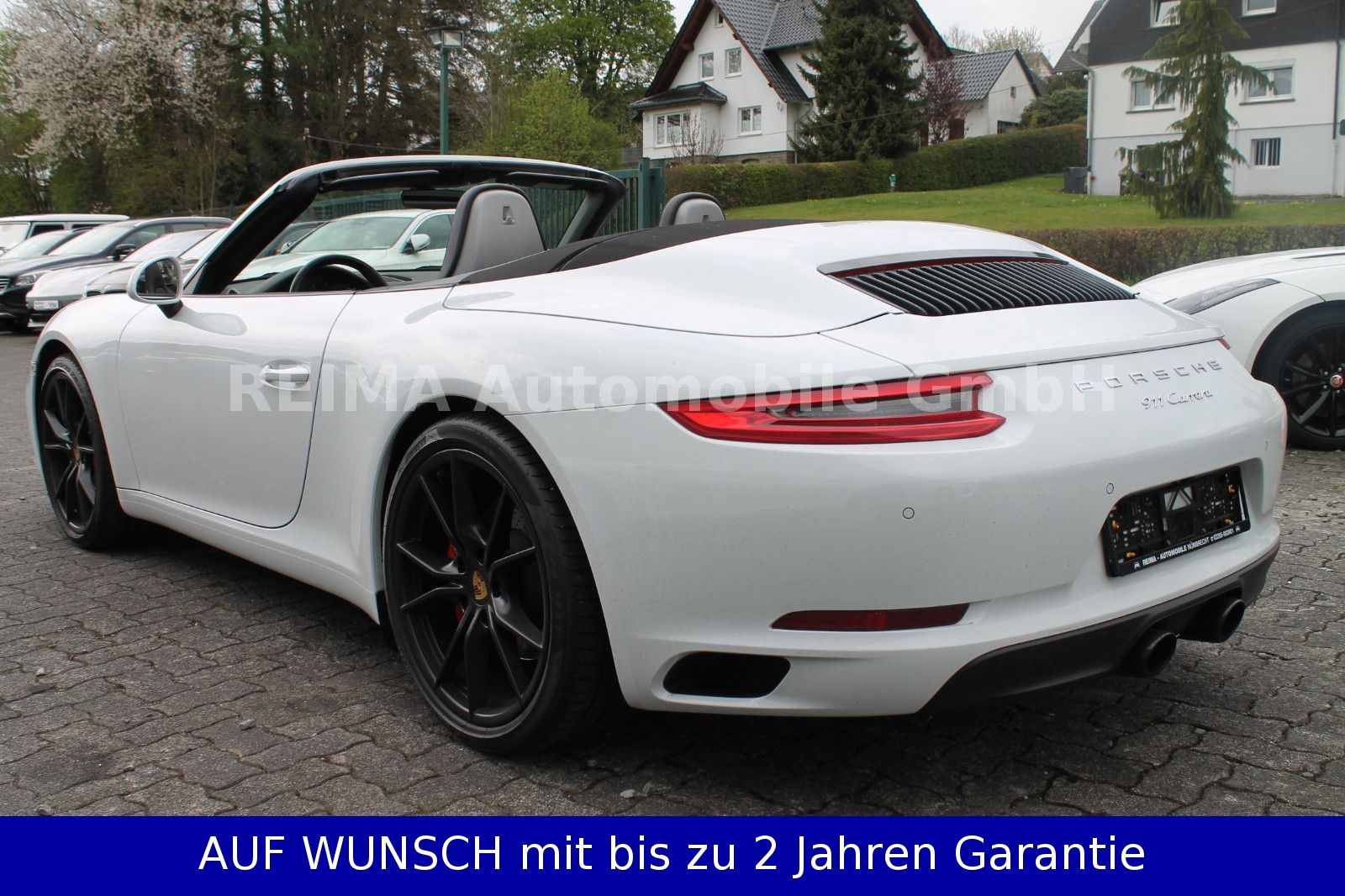 Fahrzeugabbildung Porsche 911 Carrera Cabriolet, Deutsche Auslieferung