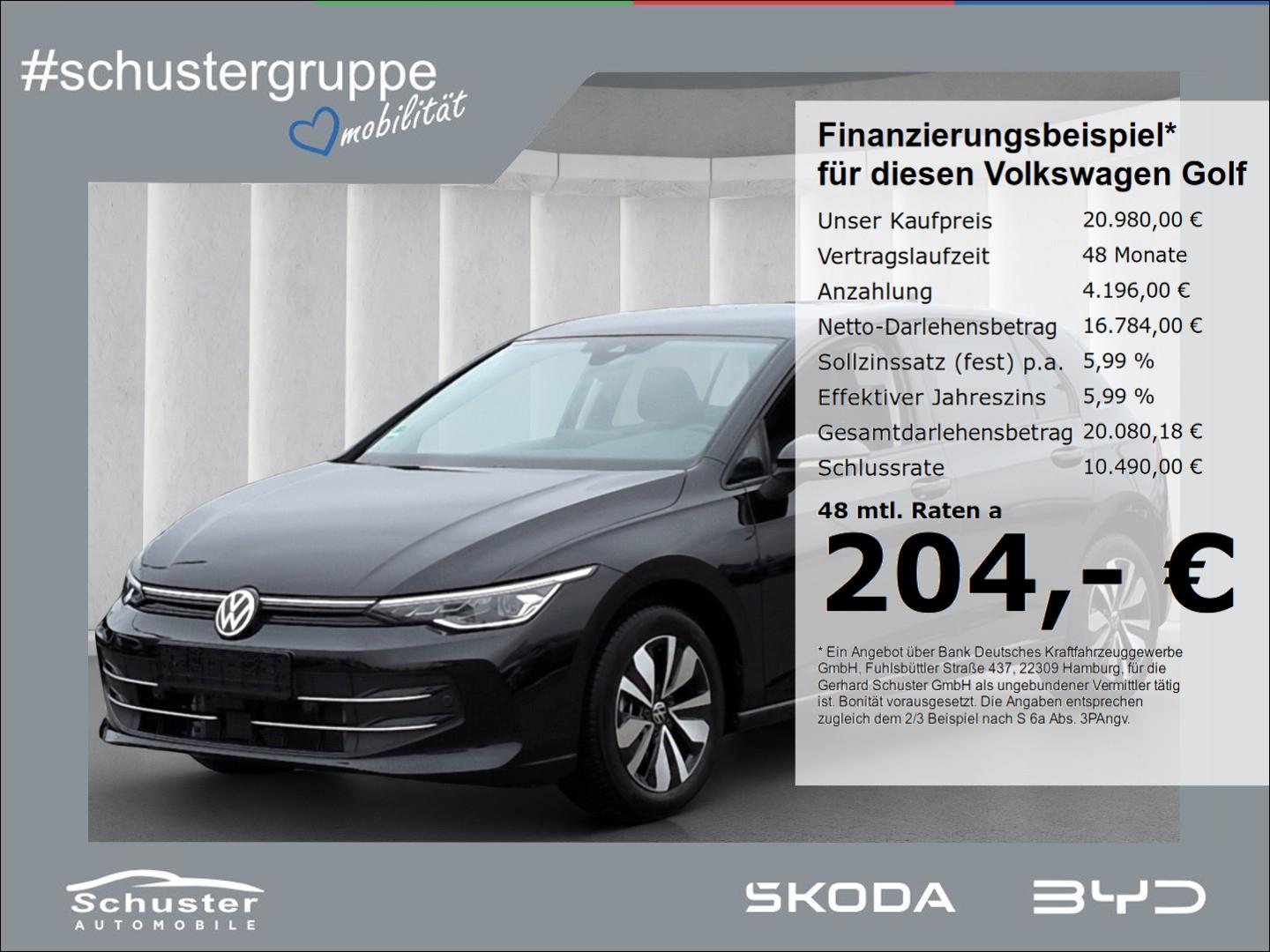 Volkswagen Golf VIII GOAL 1.5TSI*AHK LED+ ACC Navi VKZ-Erk