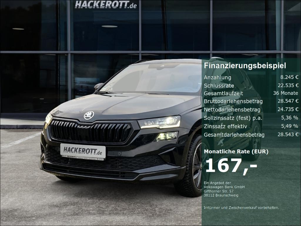 Skoda Karoq Sportline 1.5 TSI DSG Navi AHK ACC PDC v+h