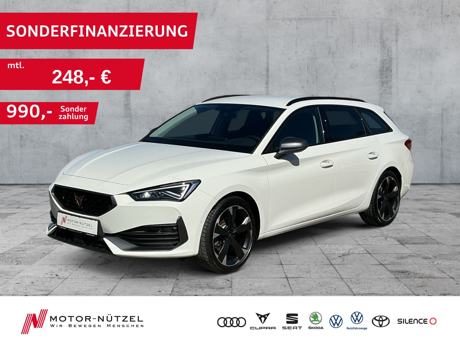 Cupra Leon ST 1.5 eTSI DSG LED+APP+ACC+SHZ+AHK+RFK+PDC