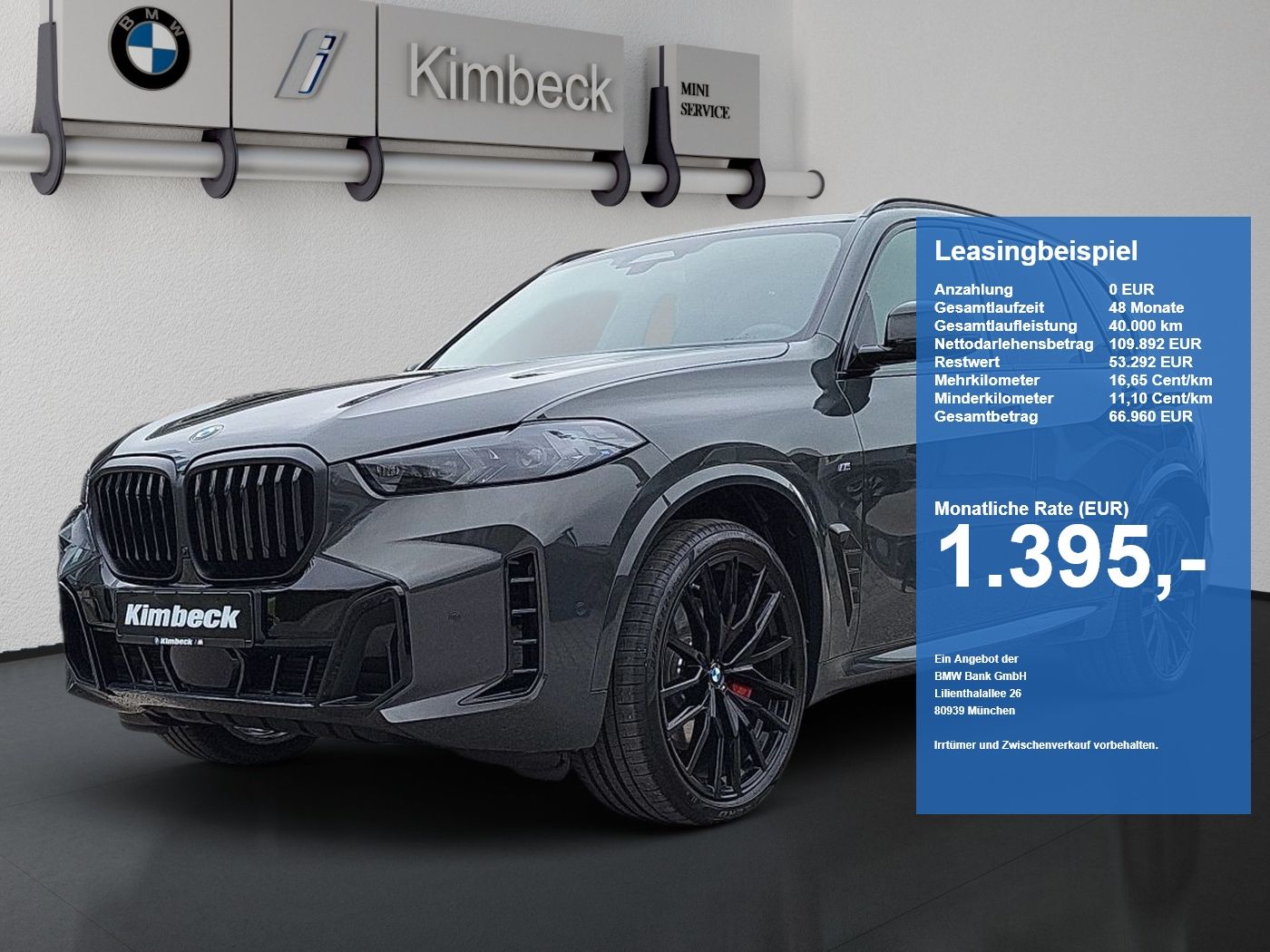 BMW X5 xDrive40d M SPORT Allradlenk Standhzg Sitzbel