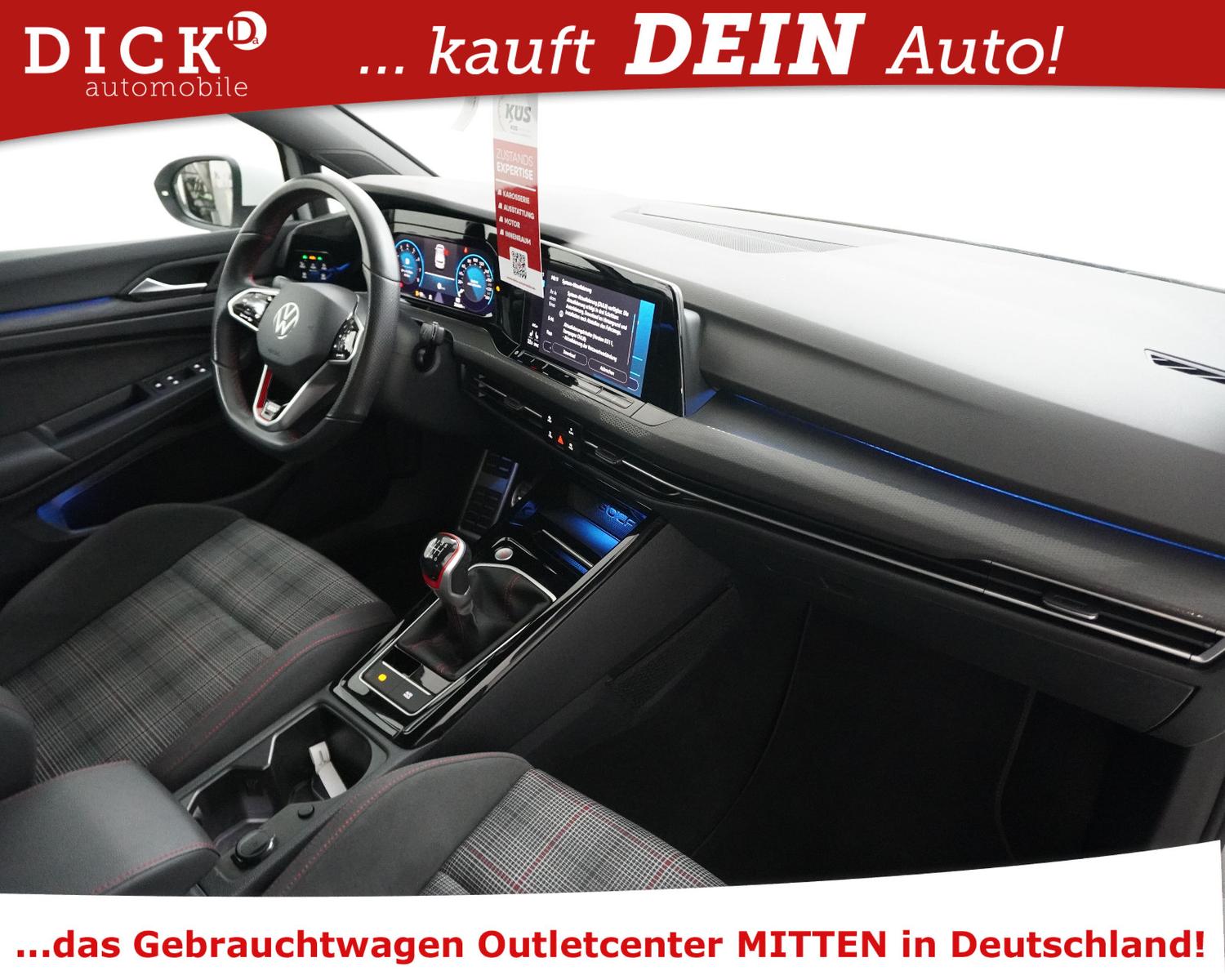 Volkswagen Golf VIII 2.0 TSI GTI >IQ LED+VIRTU+KAM+NAVI+SHZ, миниатюра 10