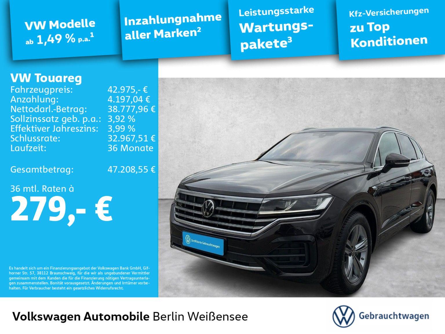 Volkswagen Touareg 3.0 V6 TDI R-Line 4M AHK NAV ACC RFK VC foto 2