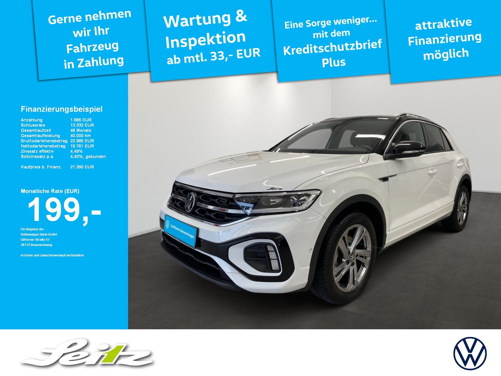 Volkswagen T-Roc 1.0 TSI R-Line *LED*KAMERA*NAVI*