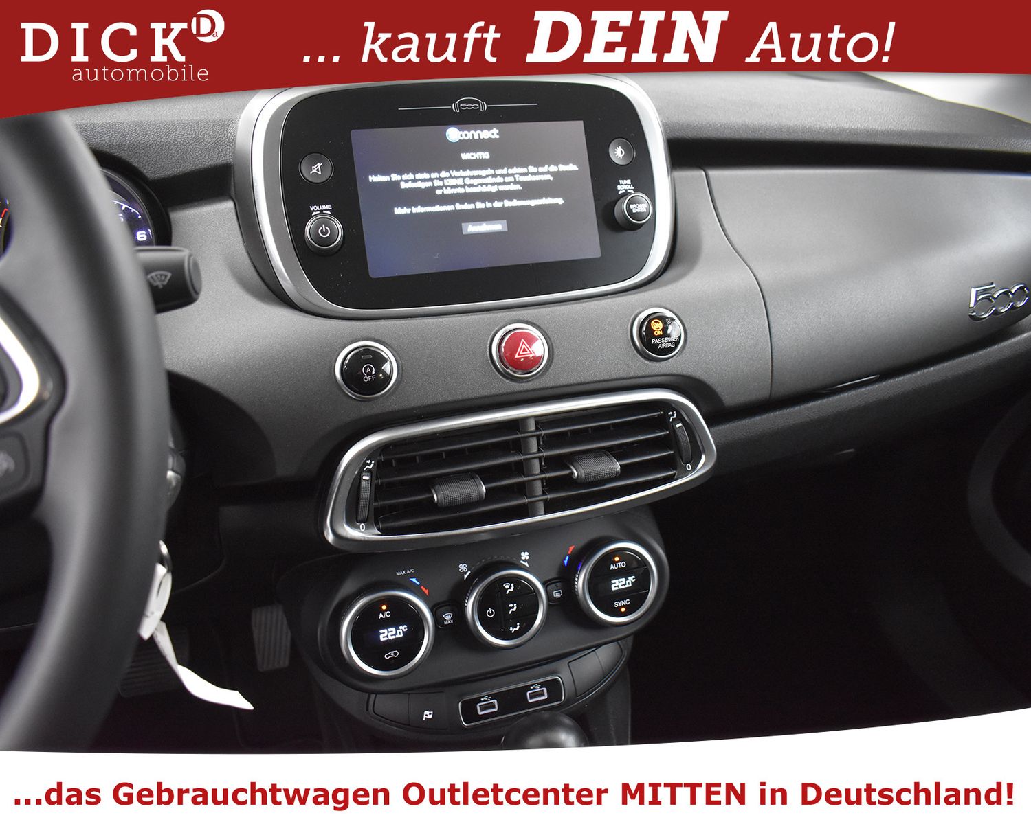 FIAT 500X 1.3 Cross Aut. LEDER+PDC+MFL+TEMP+APPLE+DAB - Image 12