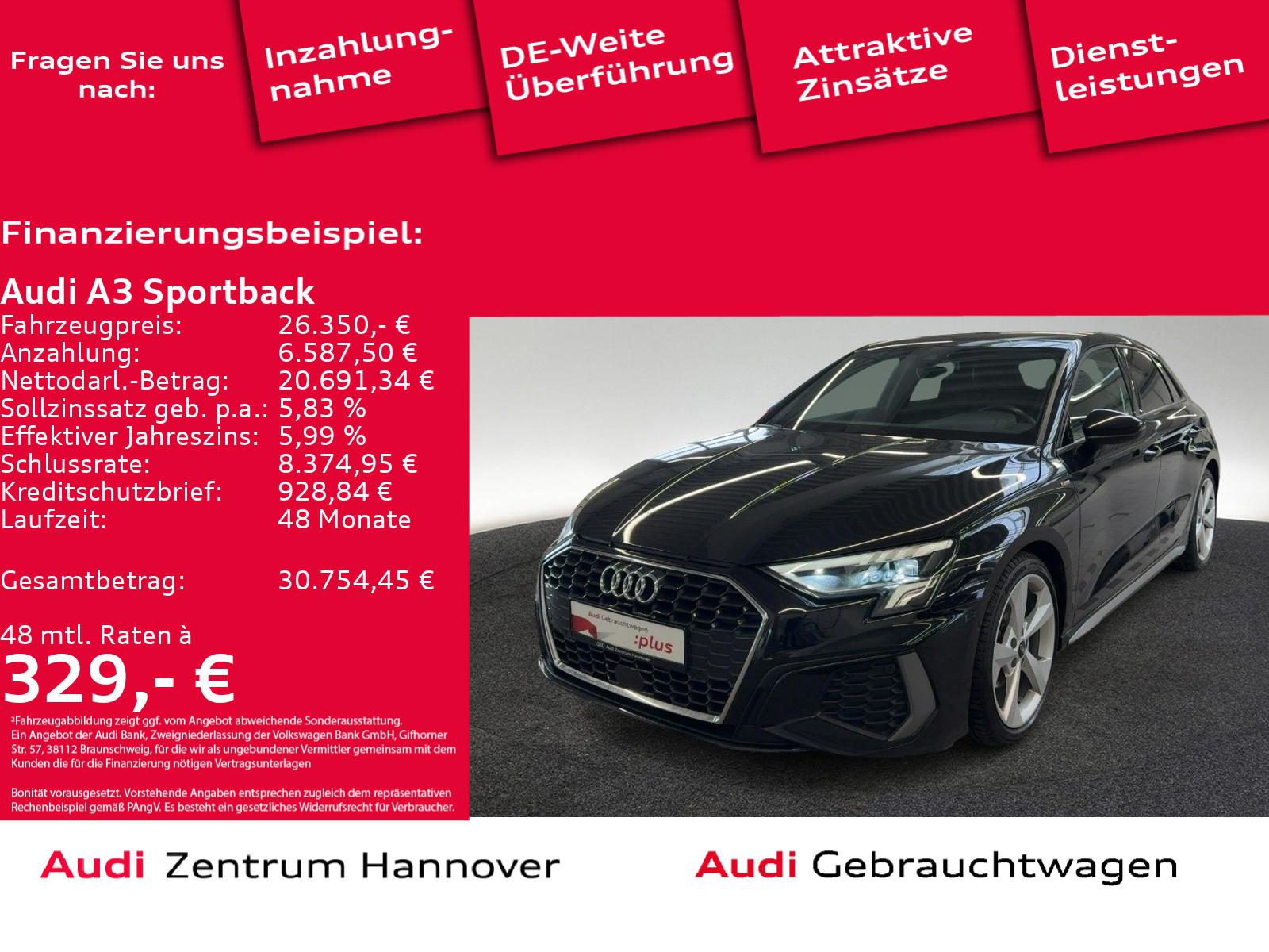 Audi A3 Sportback 35 TFSI S line LED