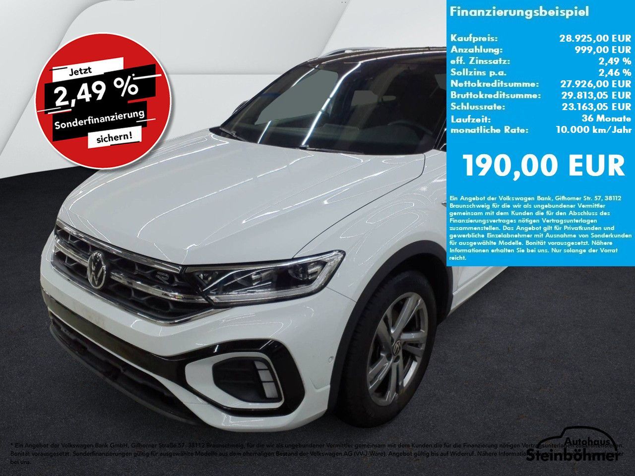 Volkswagen T-Roc R-Line 1.5TSI DSG LEDPlus NAV AHK ACC Navi