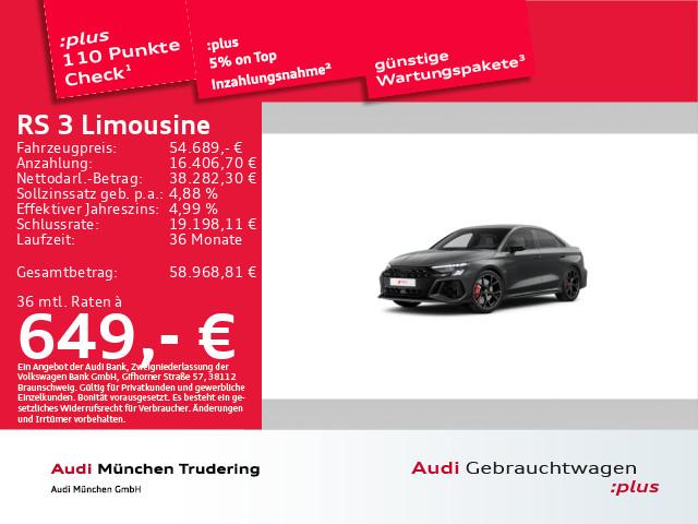 Audi RS 3 Limousine S tronic RS-AGA/B&O/ACC