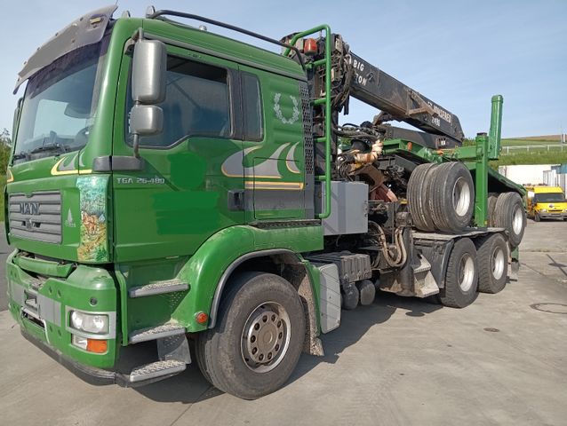 MAN TGA 26.480 6x4 BB Langholz Loglift BigJon 2490