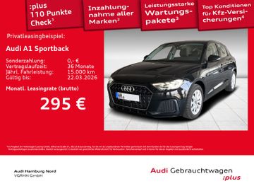 Audi Leasingangebot: Audi A1 Sportback 25 TFSI S tronic LED CarPlay Sound