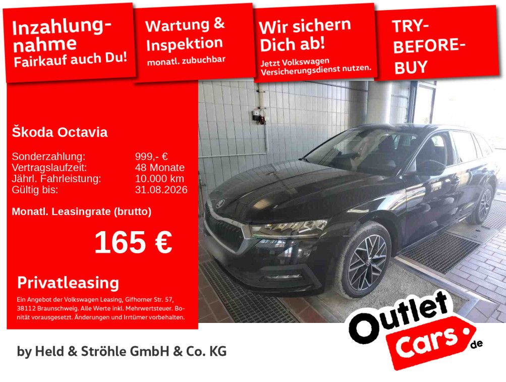 Skoda Octavia Combi CLEVER 2.0 TDI DSG LED NAV KAM SHZ