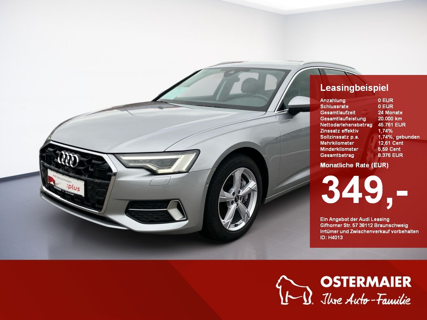 Audi A6 Avant ADVANCED 45TFSI 5J-G MATRIX.ACC.AHK.NAV