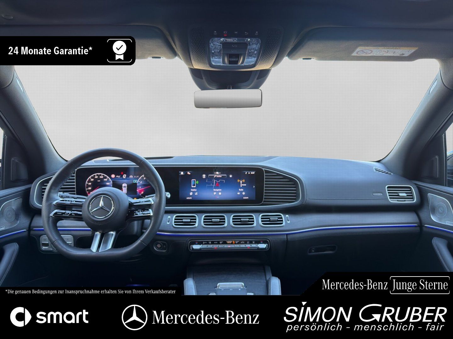 Fahrzeugabbildung Mercedes-Benz GLE 450 4M AMG Night Pano Standhzg Burm Airmatic
