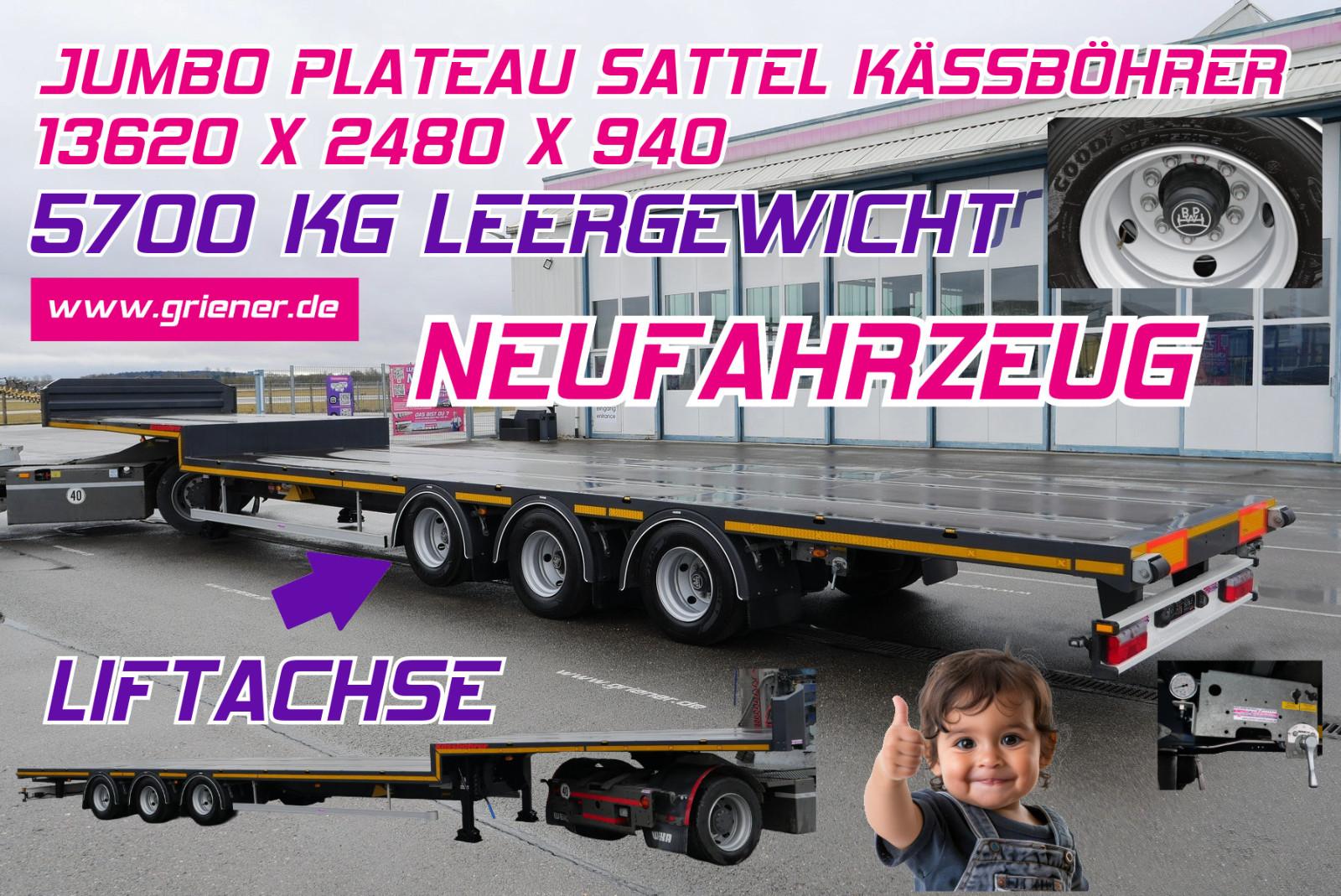 Kässbohrer K.SPJ3 12/27 / JUMBO  / BPW / LIFTACHSE  5700 kg