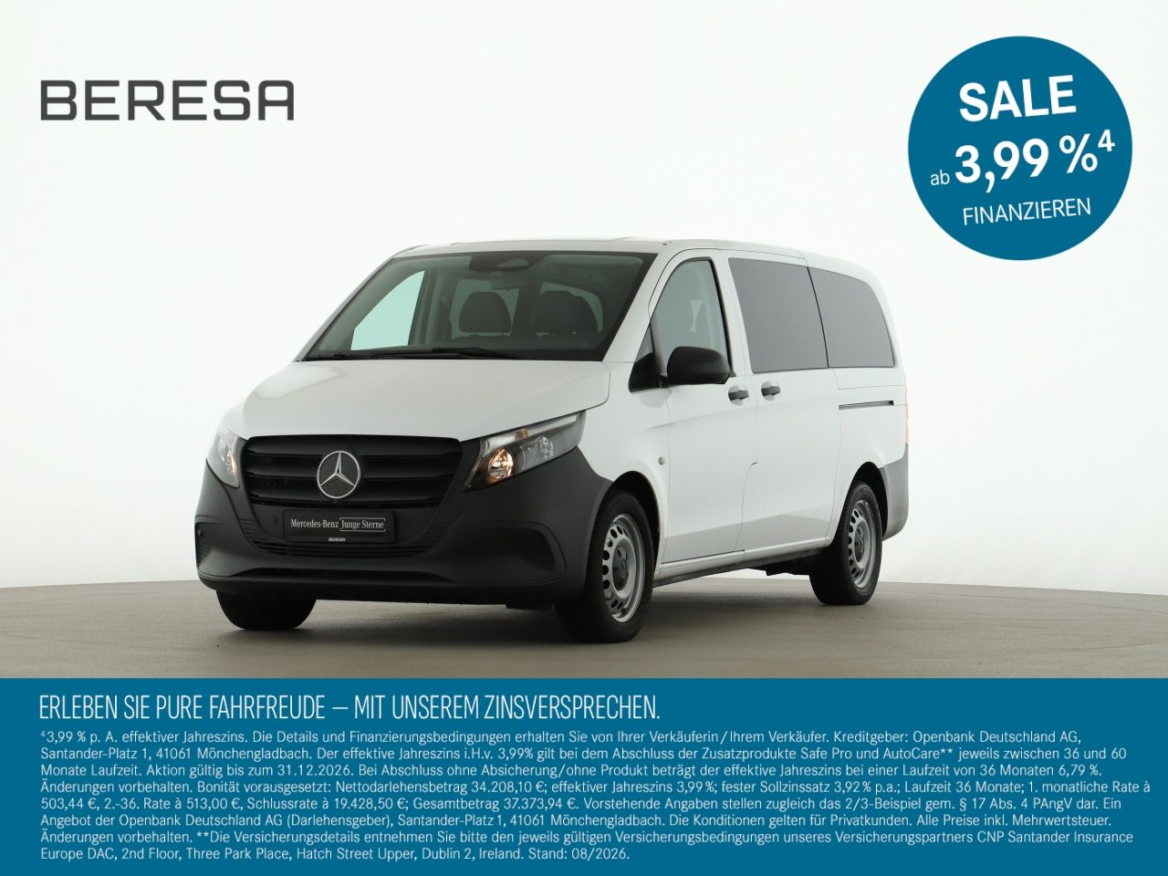 Mercedes-Benz Vito 114 CDI Tourer Lang 9 Sitzer Kamera