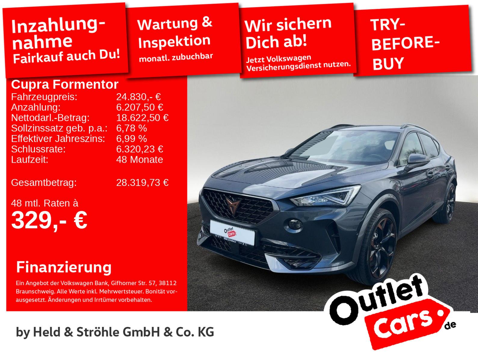 Cupra Formentor VZ 2.0 TSI 4Drive AHK BREMBO BEATS NAV