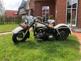 Harley-Davidson Harley Panhead originaler Oldtimer - HARLEY-DAVIDSON OLD