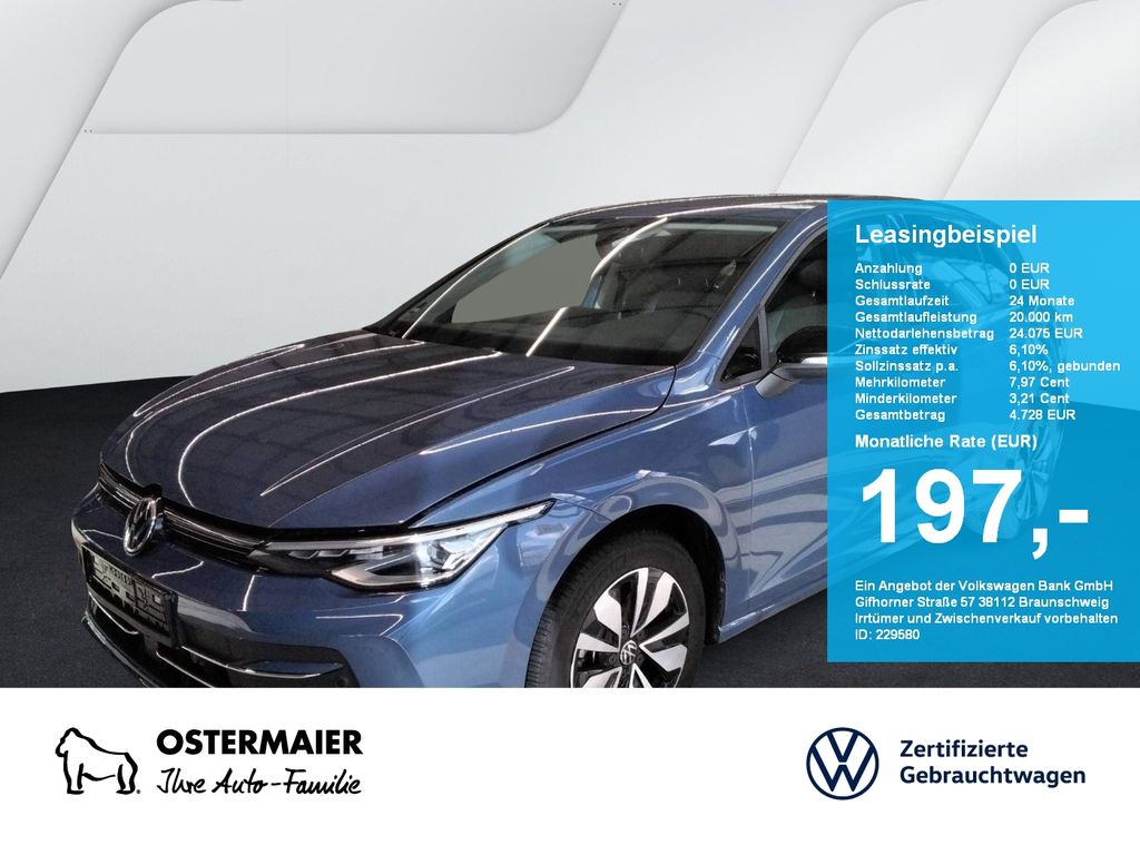 Golf VIII GOAL 1.5TSI 116PS ACC.AHK.NAVI+VC.2xPD