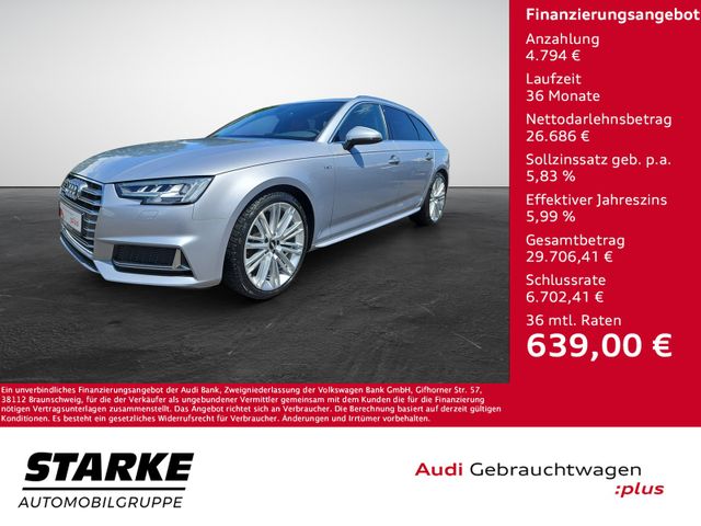 Audi S4 Avant 3.0 TFSI quattro Matrix Leder Memory AP