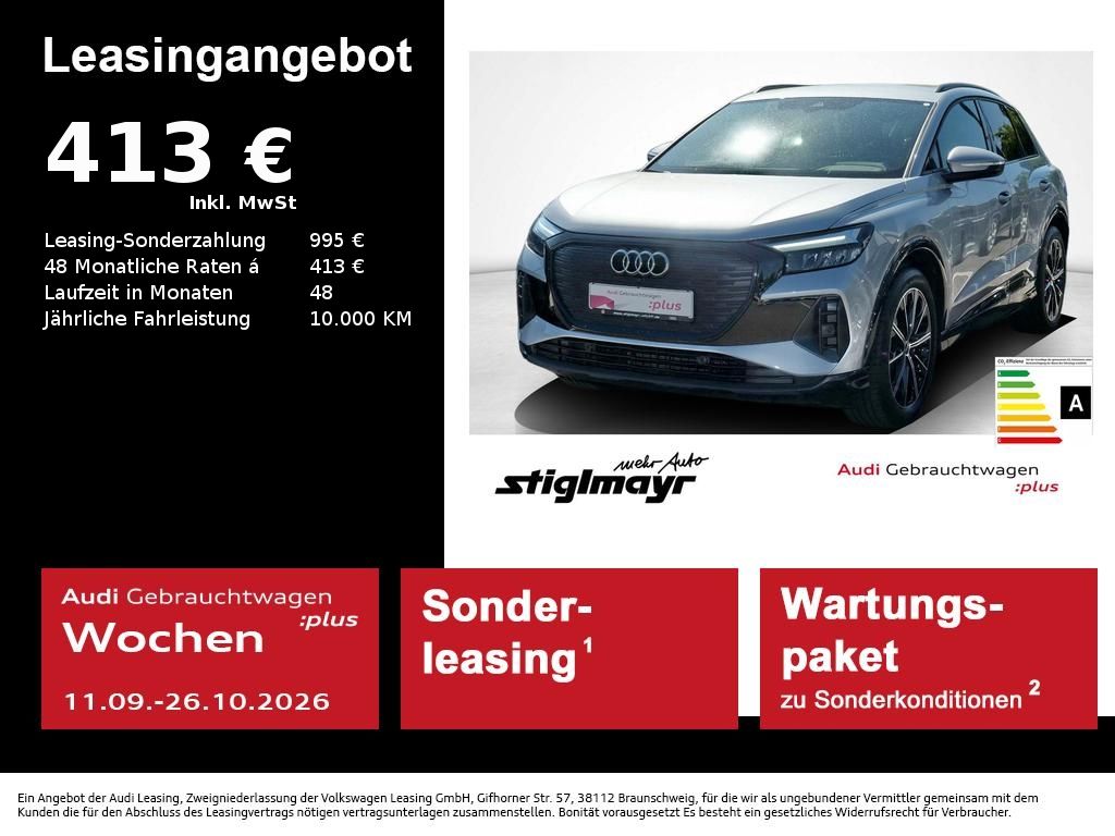 Audi Q4 e-tron 40 advanced 63-kWh+ACC+AHK+KAMERA+LED+