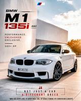 BMW E82 135i Coupe  500@640NM  M1 WHITE - BMW 135 aus 2011