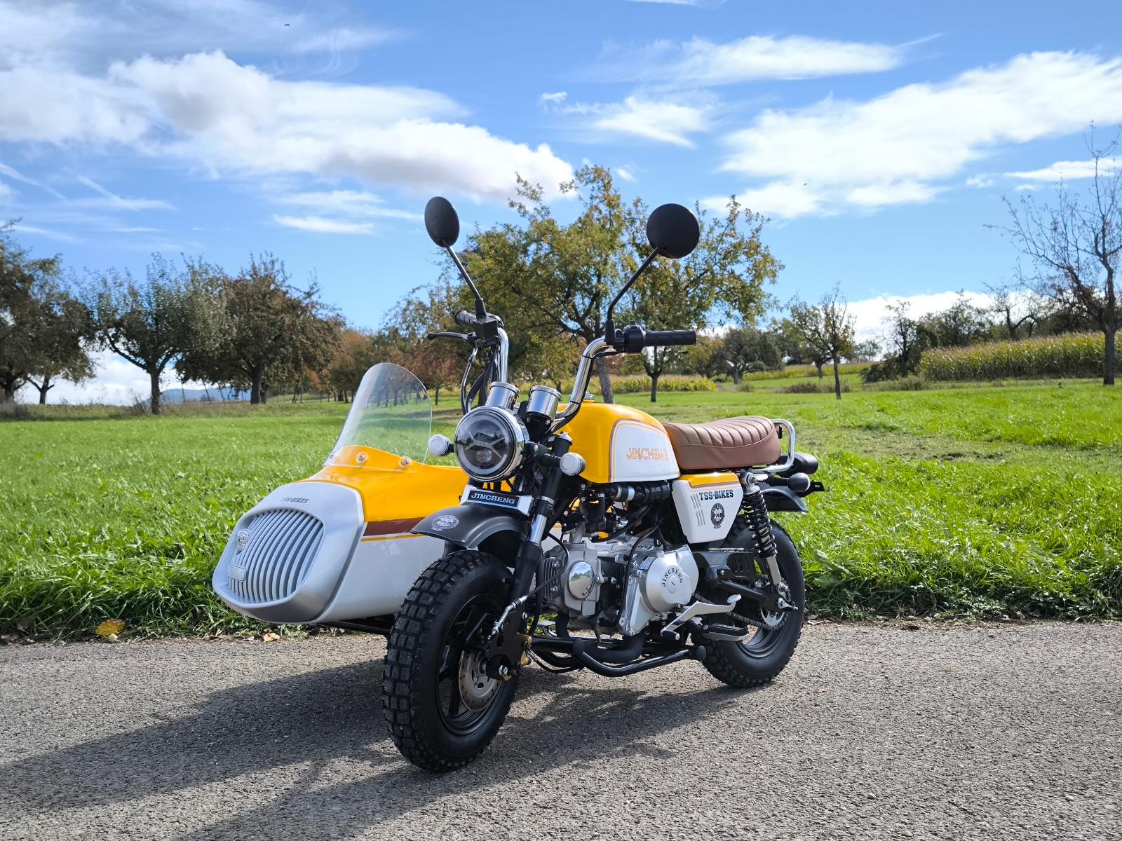 Andere GZ DUO 125 Monkey Motorradgespann Minibeiwagen