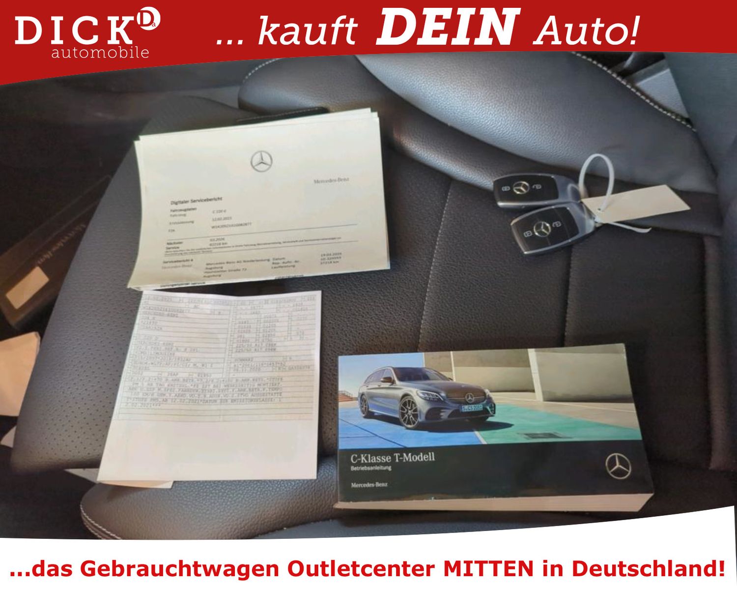 Fahrzeugabbildung Mercedes-Benz C 220d T 9G LED/NAVI/STANDHZ/DAB/RFK/8Fa