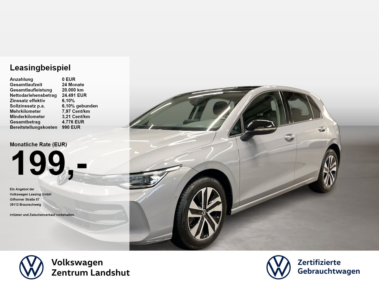 Volkswagen Golf VIII Energy 1.5 TSI ACC Fernlichtass. Kam.