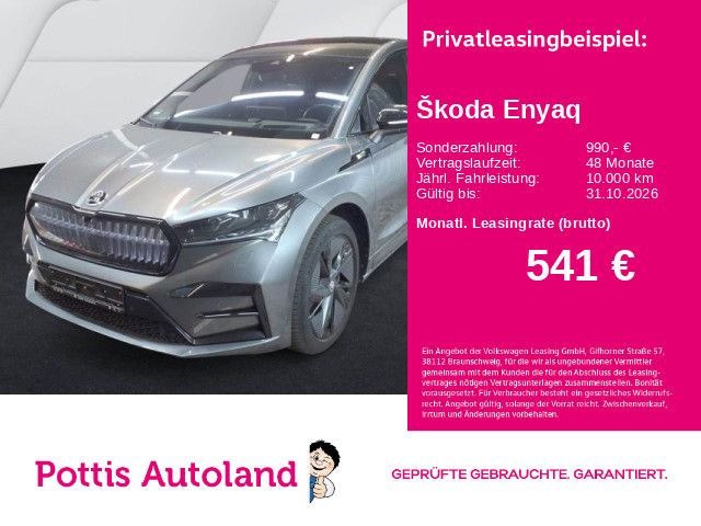 Skoda Enyaq iV Coupé RS SUITE PANO AHK NAVI CANTON