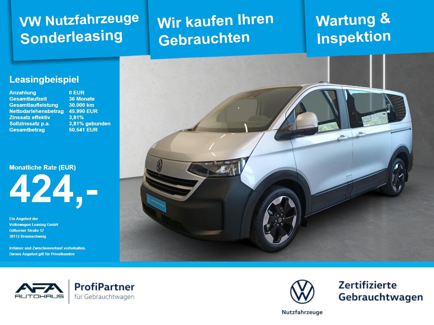 Volkswagen T7 e-Caravelle PanAmericana LED*AHK*Navi*RFK
