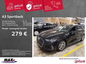 Audi Leasing Angebot: Audi A3 Sportback 35 TDI S-LINE LED+KAM+AHK+VCP