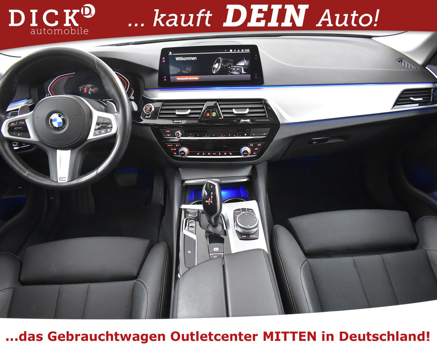 BMW 540i xD Sport Line SHADOW+GLASDA+VIRTU+LED+SHZ+M - Image 8