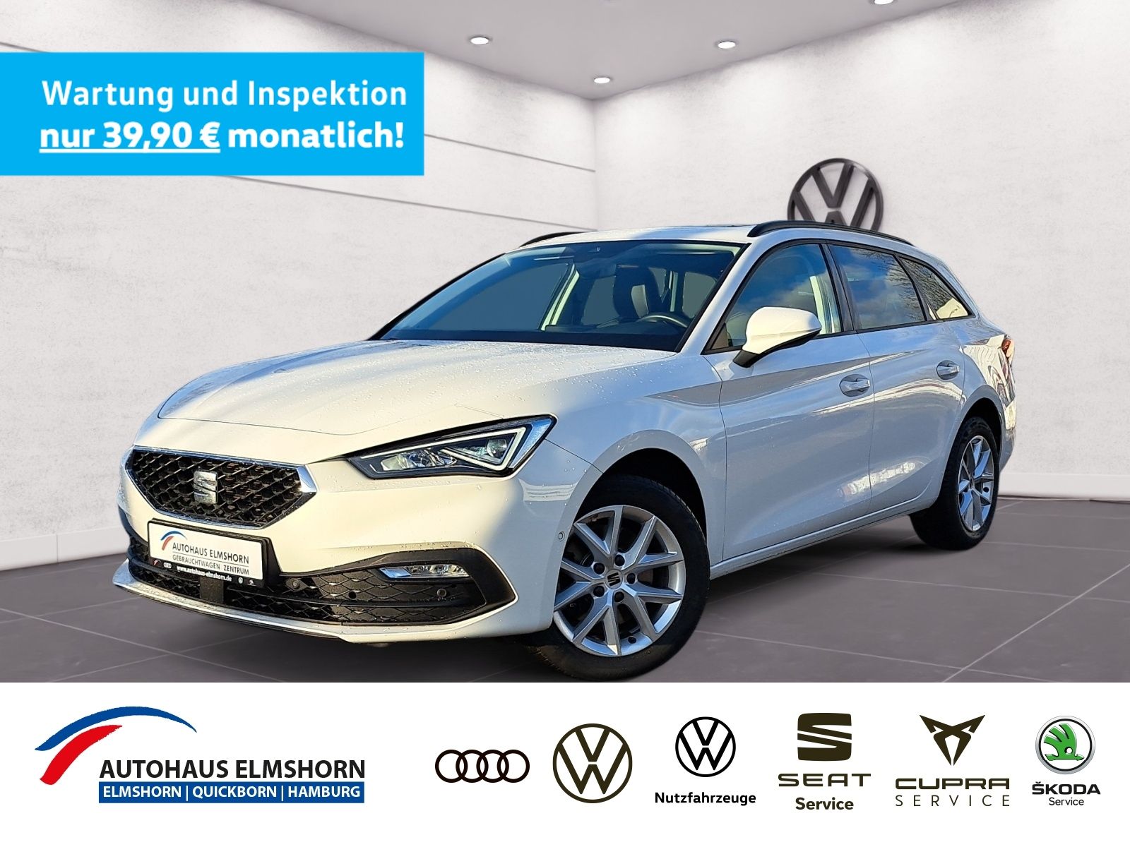 Seat Leon Sportstourer Style 2.0 TDI DSG PANO NAV LED