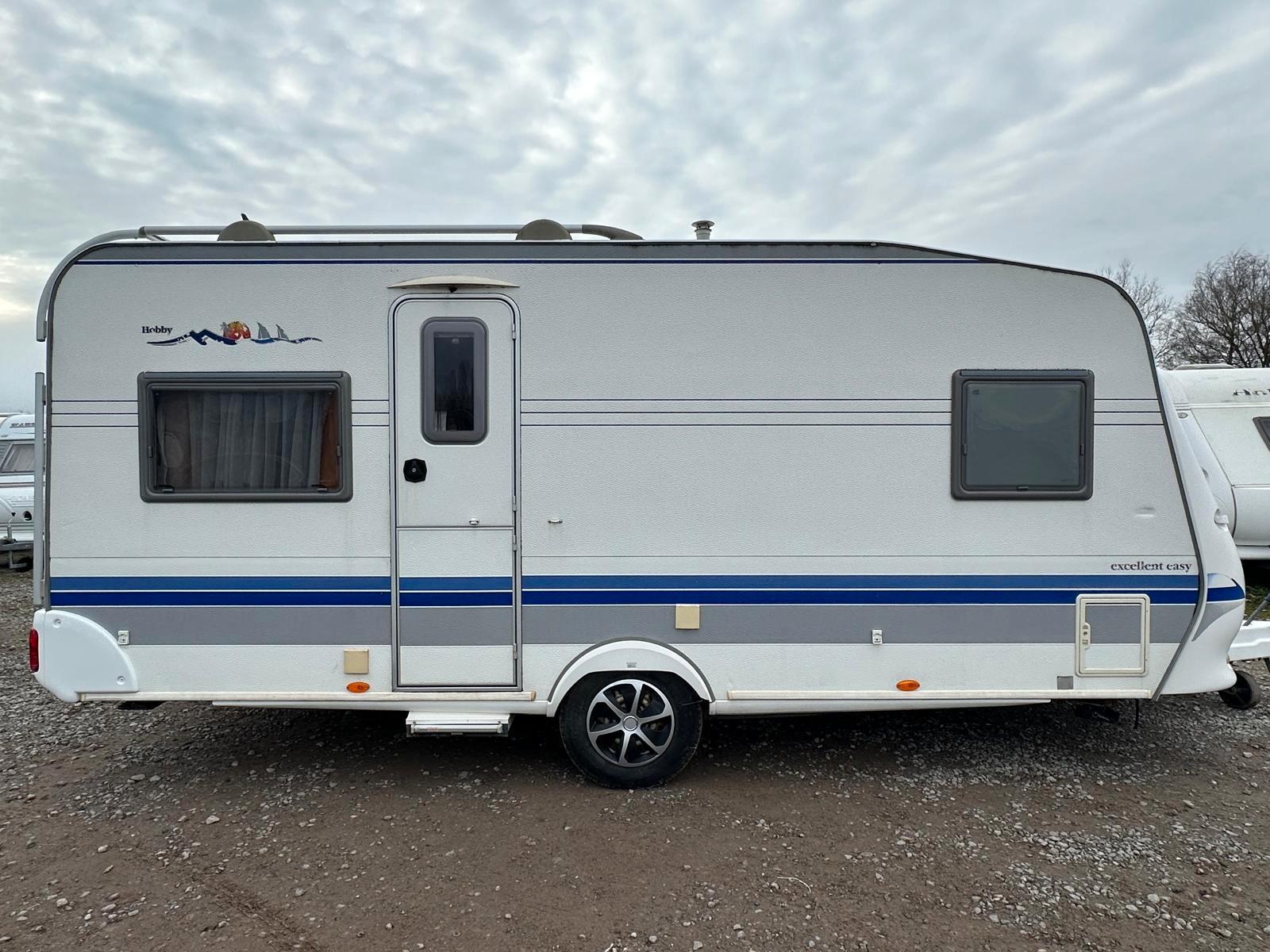 Hobby 495 UFE excellent easy FESTBETT VORZELT 1350 KG